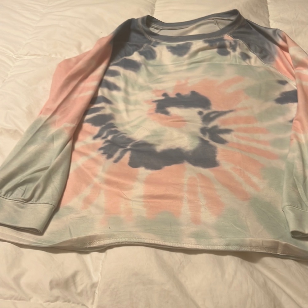 Tie dye light sweat shirt size XL